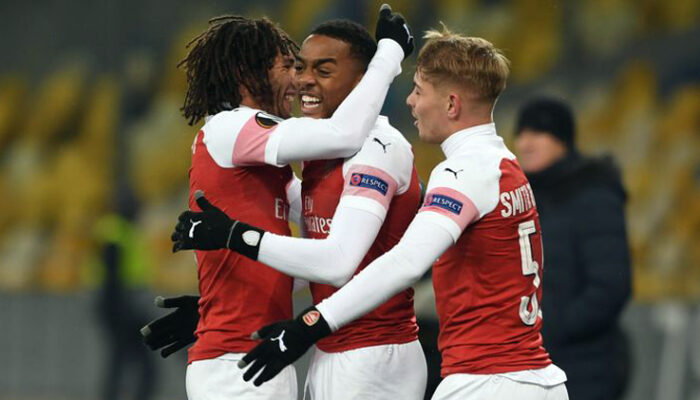 Arsenal Menang Besar Atas Vorskla