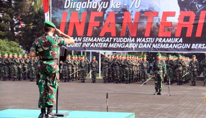 Peringati HUT Infanteri ke-70, Kodam III/Siliwangi Gelar Upacara