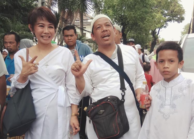 Keluar Gereja Ada 212, Jenni Puji Aksi Reuni