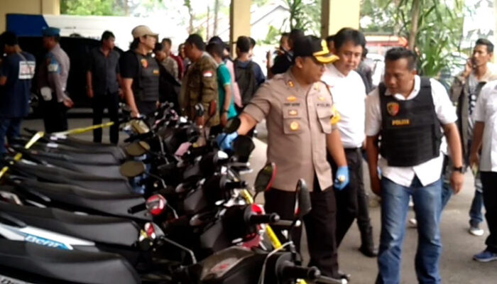 Polisi Amankan 6 Tersangka Curanmor