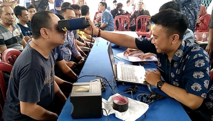 Jelang Pemilu Serentak, Napi Lapas Tasik Jalani Perekaman E-KTP