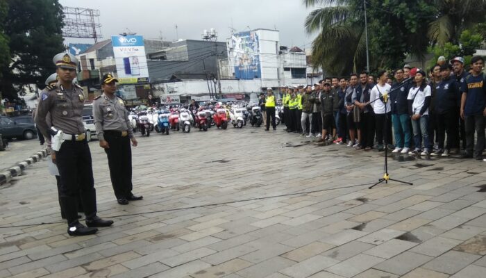 Ciptakan Ketertiban Lalu Lintas, Polres Tasik Kota Gelar Deklarasi Safety Riding