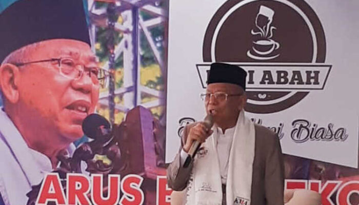 KH Ma’ruf Amin Berkunjung ke Bandung, Inilah Pesannya untuk Kaum Milenial
