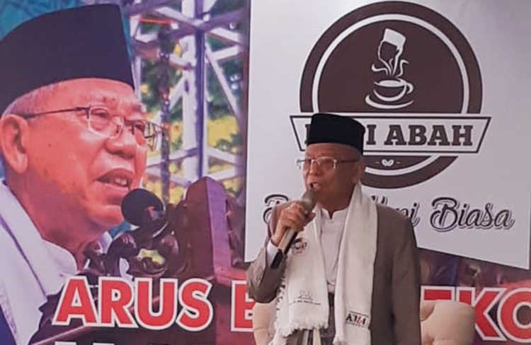 Ma'ruf Amin Berkunjung ke Bandung, Inilah Pesannya untuk Kaum Milenial