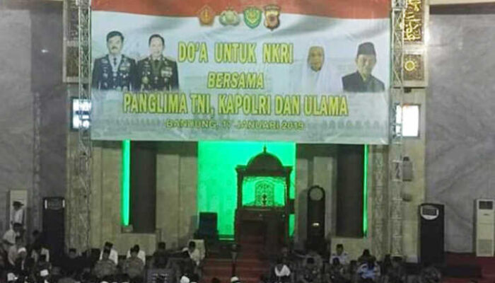 Panglima TNI, Kapolri, dan Para Ulama Jabar Gelar Doa Bersama untuk Nusantara