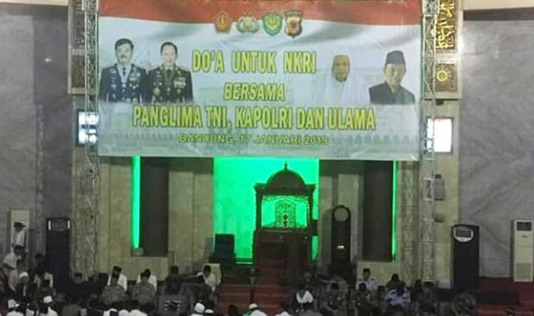 Panglima TNI, Kapolri, dan Para Ulama Jabar Gelar Doa Bersama untuk Nusantara