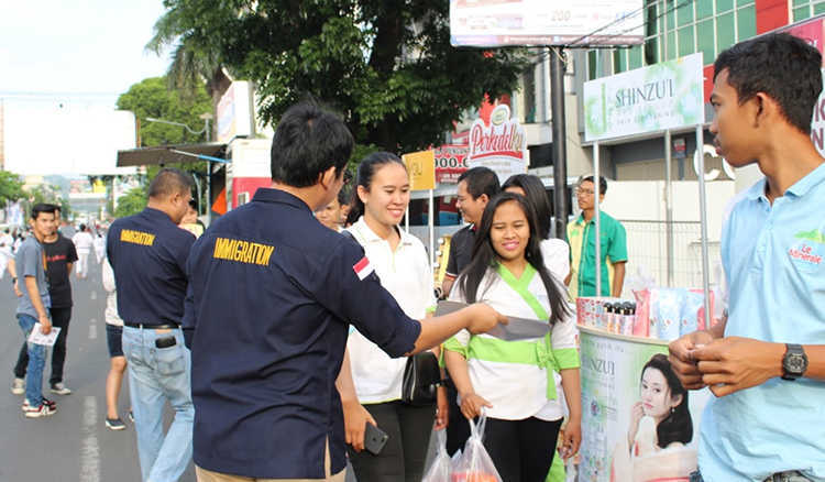 Sebarkan Informasi, Imirasi Kelas l TPI Bandar Lampung Bagi-bagi Brosur