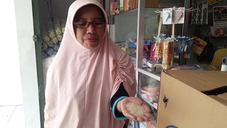 Beras BPNT, Eliz: Dari Awal Penerimaan Juga Tanpa Merek