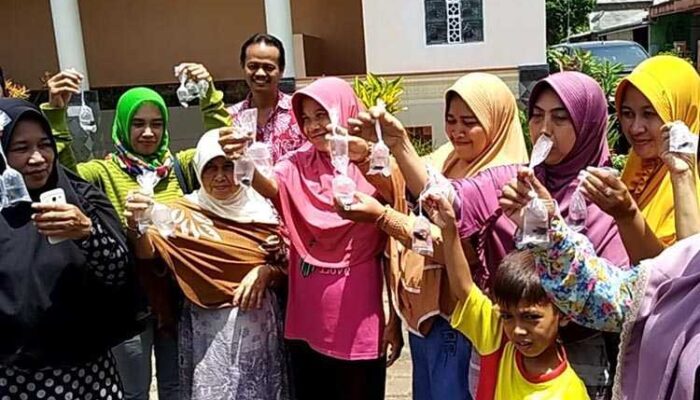 Di Kota Tasik, Jentik Nyamuk Diatasi dengan Cupang
