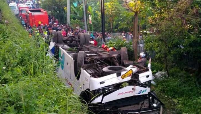 Ini Kronologis Kecelakaan Maut Bus Kramat Jati dan Data Lengkap Korban