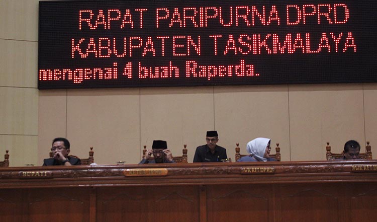 Pembukaan Masa Sidang 2019, DPRD Kab.Tasik Dukung 4 Raperda