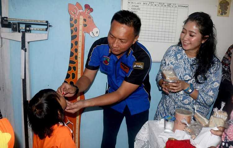 Pia Ardhya Garini Lanud Wiriadinata Dukung Bulan Vitamin A