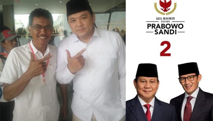 Wedana Kaler Asep Dunia : Di Utara Prabowo-Sandi Menang 70 Persen