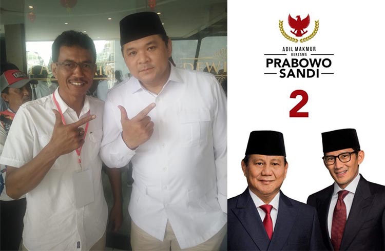 Wedana Kaler Asep Dunia Di Utara Prabowo-Sandi Menang 70 Persen
