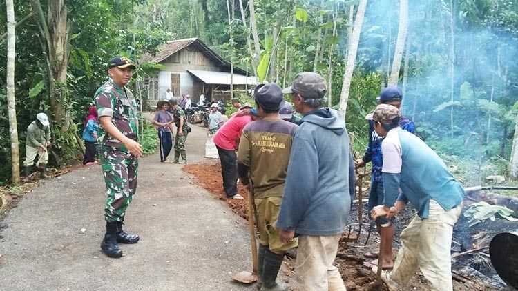 Hari ke-14 TMMD Kodim Tasikmalaya, Berbagai Pembangunan Fisik Terus Digenjot
