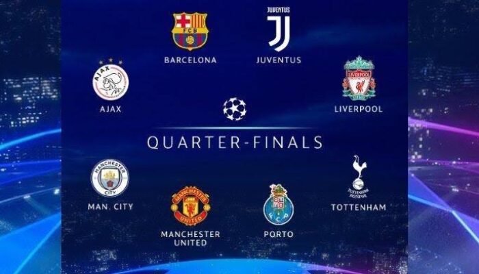 Hasil Drawing Babak 8 Besar Liga Champions Eropa 2019