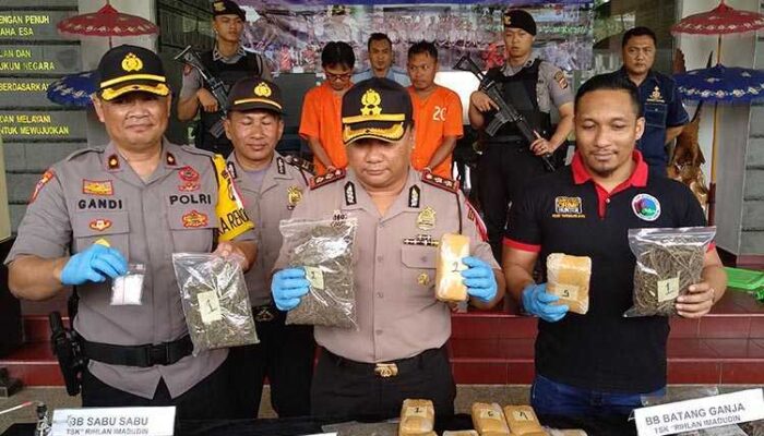 Polresta Tasik Berhasil Ungkap Peredaran Ganja