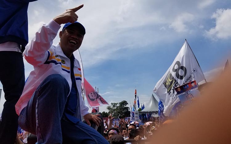 Rapat Akbar Prabowo di Bandung, Kang Sis Optimis 02 di KBB Menang 80 Persen