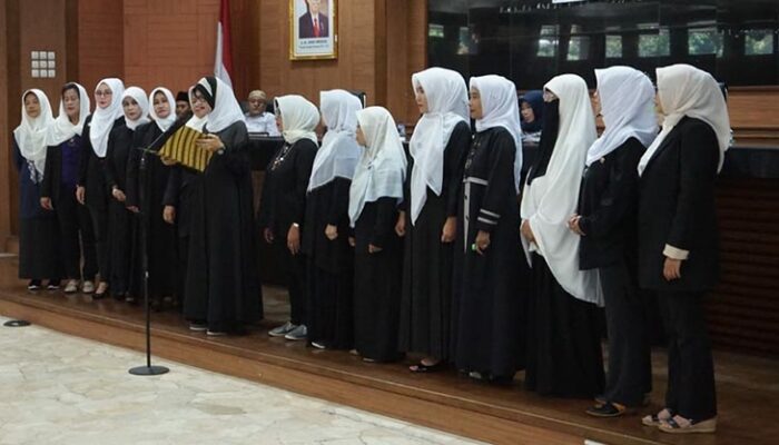 Audiensi dan Deklarasi Anti Money Politik KPPI di Kantor Dewan Kota Tasikmalaya