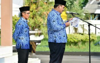 Bupati Pangandaran Pimpin Upacara Hari Otonomi Daerah XXIII 2019