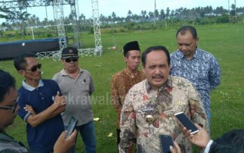 Bupati Pangandaran Meninjau Lokasi Tanah Untuk Kantor BPN dan Polres