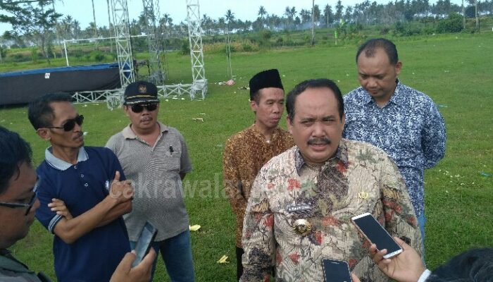 Bupati Pangandaran Meninjau Lokasi Tanah Untuk Kantor BPN dan Polres