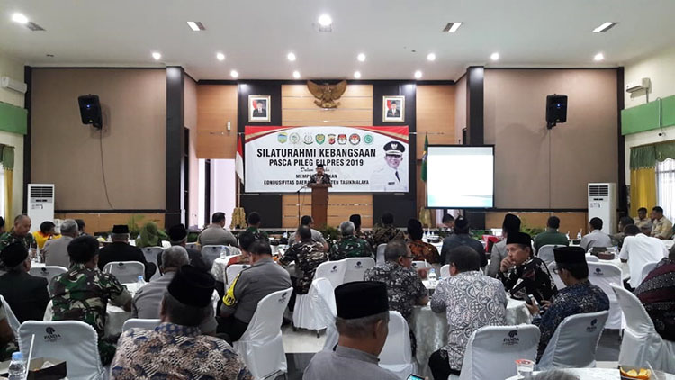 Pasca Pileg dan Pilpres 2019, Pemkab Tasik Gelar Silaturahmi Kebangsaan