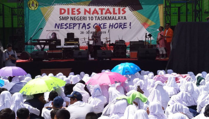 SMPN 10 Kota Tasik Gelar Dies Natalis Pertama Kali