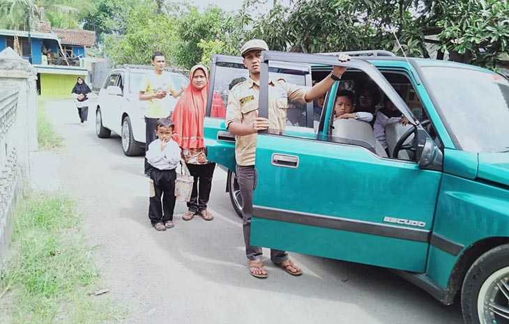 Beginilah Aksi Komunitas SEV Tasikmalaya, Saat Peduli Anak Yatim