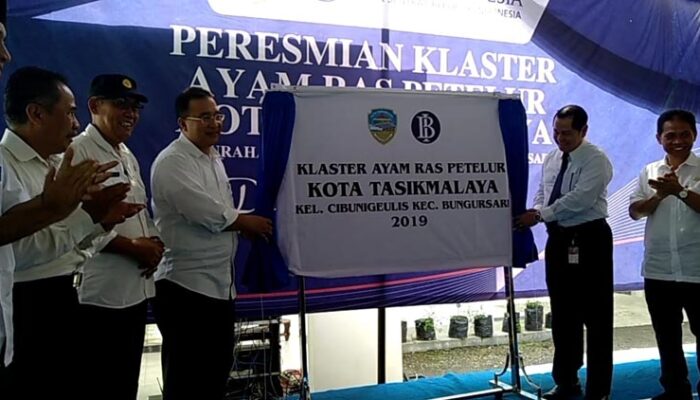 Wali Kota Resmikan Klaster Ayam Ras Petelur di Kel. Cibunigeulis