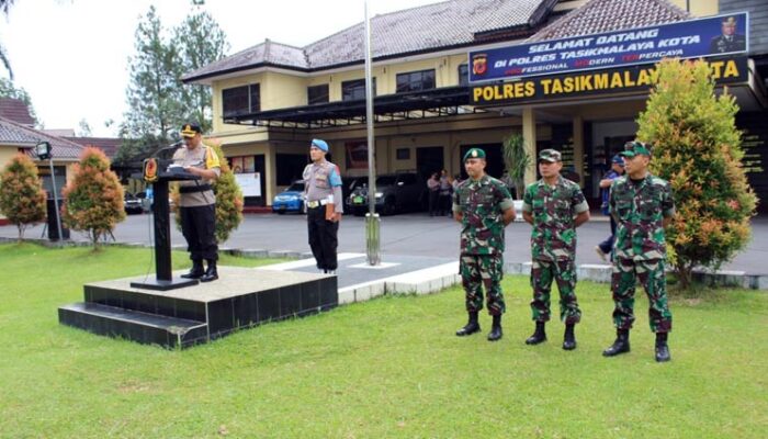 Polres Tasik Kota Gelar Apel Siaga Pengamanan People Power