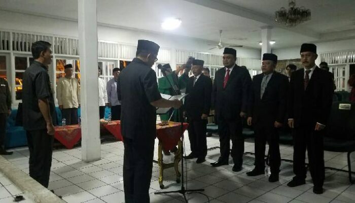 Bupati Tasikmalaya Lantik Dewan Pengawas dan Direksi PDUP