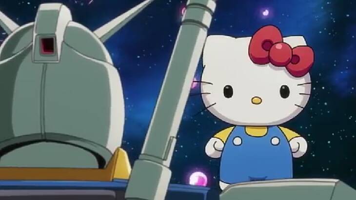 Kolaborasi Unik, Gundam Vs Hello Kitty