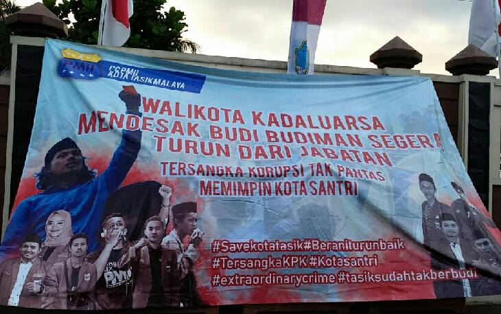 PMII Sampaikan 4 Poin Desakan Wali Kota Tasik Agar Mundur