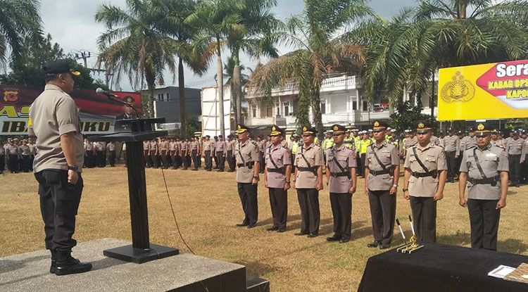 Polres Tasik Kota Gelar Sertijab 2 Perwira dan Pengukuhan 3 Kapolsek