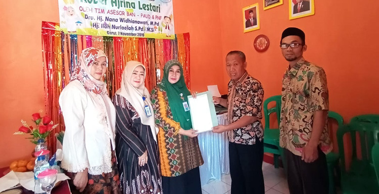 PAUD Ajrina Lestari Laksanakan Akreditasi