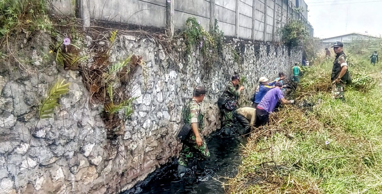 Satgas Sektor 9 Citarum Jalin Sinergitas dengan Warga dan Ecovillage