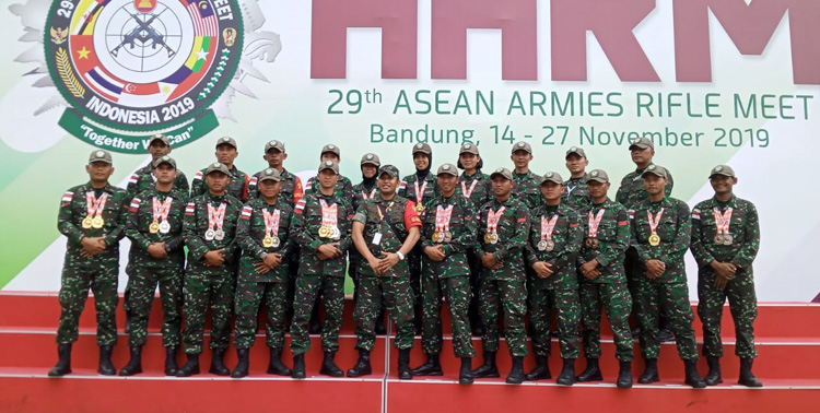 Tim Aligator Boyong Medali ASEAN Armies Rifle Meet (AARM) Ke-29