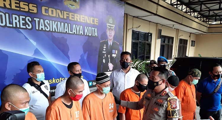 Minggu Pertama 2021, Polres Tasik Kota Ungkap 6 Kasus Narkoba