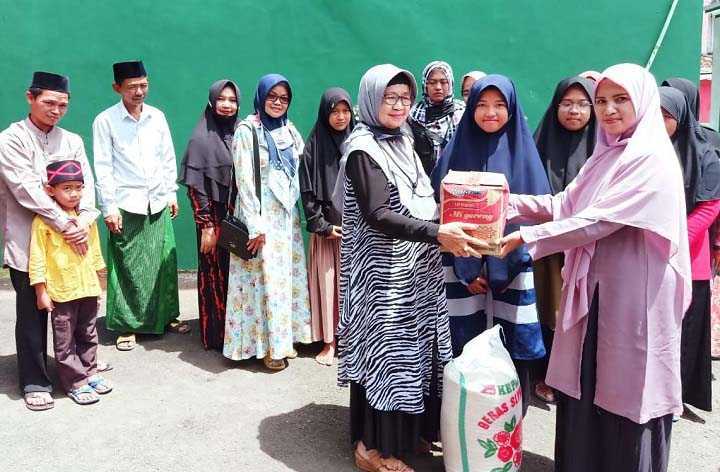 Sambangi Pontren Yatim Piatu, Majelis Taklim Annur Siap Istiqomahkan Bantuan