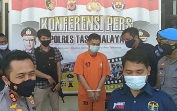 Polres Tasik Kabupaten Amankan 3 Pelaku Dan 10 BB Unit Motor Curian
