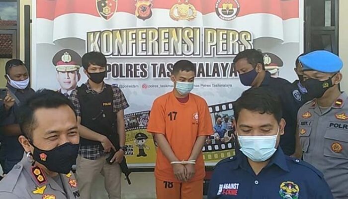 Polres Tasik Kabupaten Amankan 3 Pelaku Dan 10 BB Unit Motor Curian