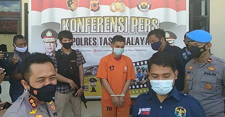 Polres Tasik Kabupaten Amankan 3 Pelaku Dan 10 BB Unit Motor Curian