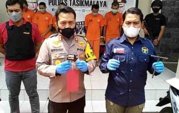 Polres Tasik Ringkus 3 Pelaku Curanmor