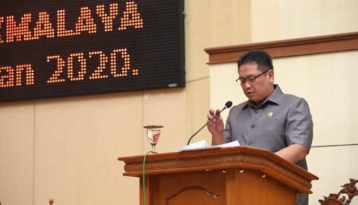 LKPJ Bupati Tasik TA. 2020; Fraksi PDI Perjuangan Sampaikan 7 Poin Pandangan Umum