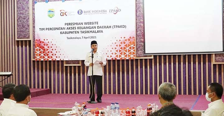 Launching Website TPKAD, Plh Bupati Tasikmalaya Beberkan Program Kerja