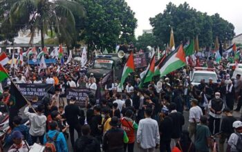 Kecam Agresi Israel, Ribuan Muslim Tasikmalaya Bela Palestina