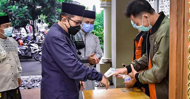 Pemkab Tasik Gelar Salat Idul Fitri 1442 H di Masjid Agung Baiturrahman