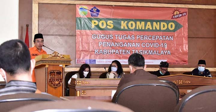 Pemkab Tasikmalaya Terima Kunjungan Tim Pakar Satgas Penanganan Covid-19 Nasional