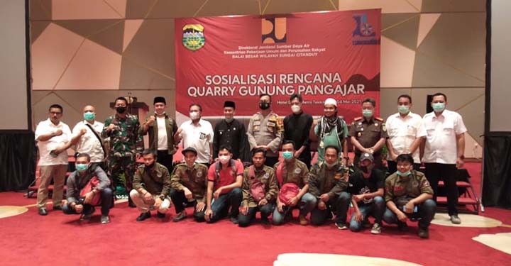 Wabup Tasik Hadiri Sosialisasi Rencana Penambangan Gunung Pangajar